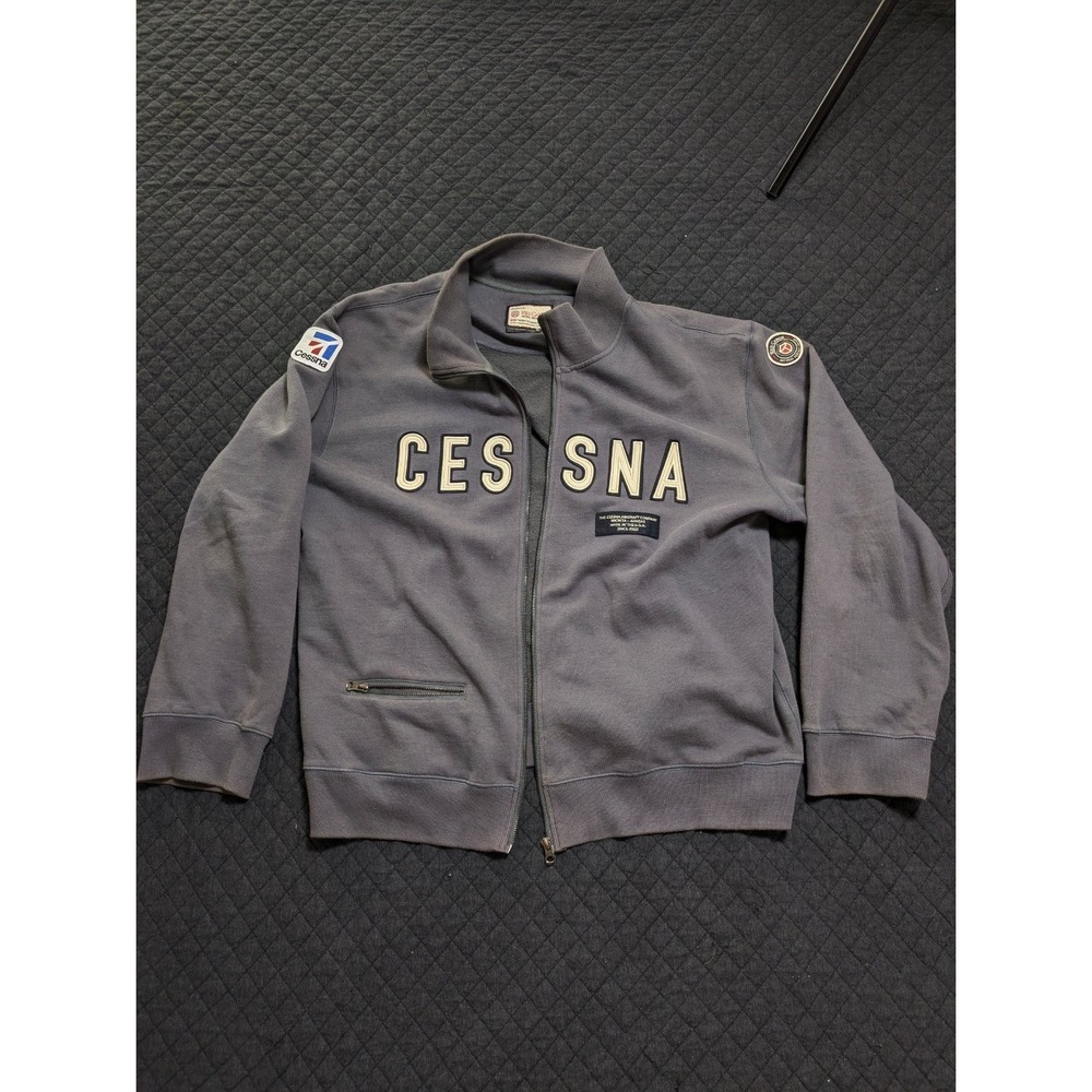 Red Canoe Cessna Jacket Heritage Mens 2XL Gray Full Zip